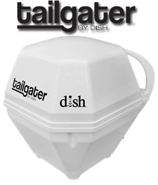 tailgater tv features dish